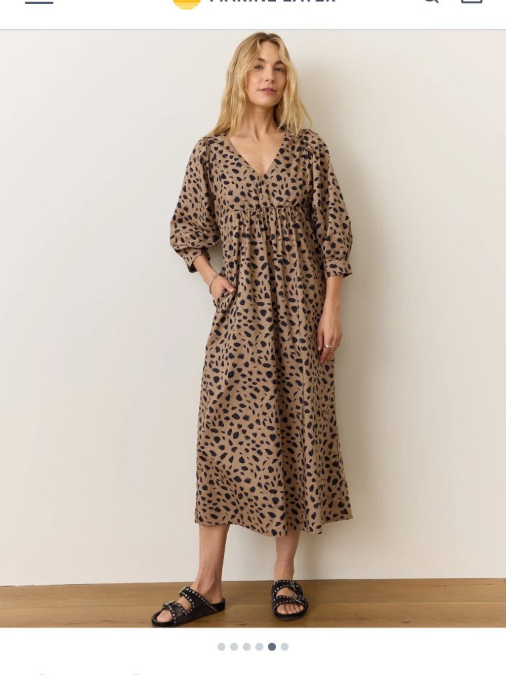 Marine Layer Alani Poplin Maxidress - Picture 3 of 9